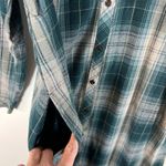 J.Jill Plaid Long Sleeve Button Front Maxi Shirt Dress Women's Photo 4