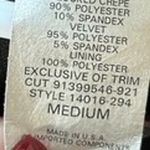 Y2K Vintage JodyCalifornia sz M Womens Velvet Floral Midi Dress Occasion Prom Black Size M Photo 4