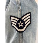 RE/DONE NEW  ORIGINALS PATCH REWORKED DENIM JACKET SZ SMALL Photo 7