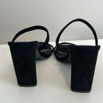 Lulus  black strappy suede sandals Photo 1