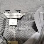 Christopher & Banks NWT  Gray & White Stripe Shorts Photo 2