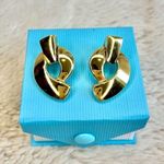 Givenchy Vintage Gold Plated Clip On Earrings Photo 5