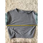 Umgee USA Gray Top with Faux Fur Sleeves, Women's Relaxed Fit, Stylish Lounge Photo 5