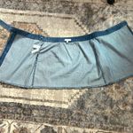 Loft  Frayed Denim Wrap Shirt, Size 2 Photo 5
