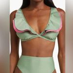 Farm Rio Ruffle Bikini Top, Size Medium , $$115 Photo 0