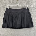 Lululemon Pleat To Street Skirt Skort Black Athletic Athleisure Tennis Women's 6 Photo 1