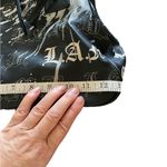 L.A.M.B. Vintage Y2K  2000s Black White Alchemy Graffiti Bowling Handbag Purse Photo 8