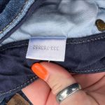 Paige  Hoxton Crop High Waist Raw Shark Bite Hem Skinny Jeans Photo 3