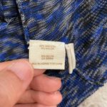 Free People  Women's XS Long Button-Down Cardigan Blue/Black Boho‎ Minimalist Photo 9