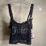 Juicy Couture Rhinestone Logo Lace Sexy Intimates Feminine Cami Top,JC1009|Sz:M Photo 1