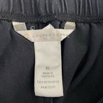 LC Lauren Conrad EUC Lauren Conrad women’s solid black elastic waist stretch capri crop leggings Photo 4