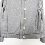 Aerie  Womens Jacket Size XL‎ Gray Sherpa Lined Button Front Fleece Cozy Winter Photo 3