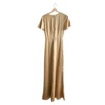 Show Me Your Mumu Rome Twist Gown True Gold Luxe Satin XS NWT Photo 6