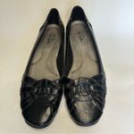 Life Stride  Ballet Flats Darcine 8.5 Black 3/4" Heel Shoes Comfort Faux Leather Photo 2