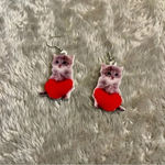 Boutique New! Cute cat earrings for car lovers Photo 1