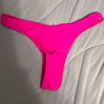 Hot Pink Thong Bikini Bottoms Photo 0
