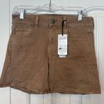 American Eagle Brown Midi Shorts Size 8 Photo 0