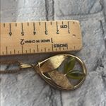 Whiting & Davis Vintage  Pendant Gold Tone Leaf and Gold Tone Chain Necklace Photo 10