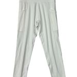 Aerie Offline By Goals 7/8 Leggings White High Rise Mesh Pockets Size L NEW Photo 7