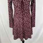 Aeropostale  Dress Floral Womens Size XL Crisscross Back Long Sleeve‎ Midi Dress Photo 6