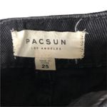 PacSun  Floral Denim Mini Distress Skirt Size 25 Photo 2