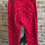 Ralph Lauren Lauren Sailboat pants Size 8 Red Ankle Preppy Photo 2