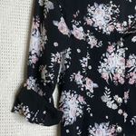 Stillwater  3/4 Sleeve Button Front Floral Dress Photo 4