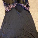 Black Baby Doll with Pink Floral Lace Top Accent Size M Photo 8