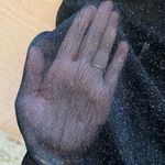 Brandy Melville Glitter mesh top Photo 1