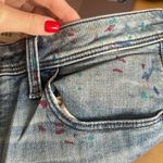 Holding Horses Anthropologie  Painted Slattered Straight Leg Jeans Photo 3