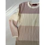 Love Scarlett Sweater Dress Striped Bodycon Pink Cream Valentine’s Day Spring Lg Photo 2