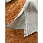 Jones New York  SPORT Linen Bottom Down Grey Shirt Photo 2