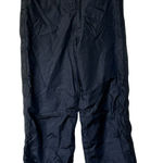 The North Face  VTG black GoreTex women's side Zip Nylon Snow Pants L Photo 0