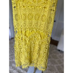 Bar III  Cotton Crochet Mini Dress Summer Brunch Luxe Boho Beach Wedding Event S Photo 3