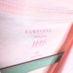 Hamptons Destinations Tennis Club Short Sleeve Graphic Tee Size XS Pink T Photo 2