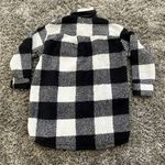 SheIn Oversized Teddy Coat Checkered in Black, Size S Photo 2
