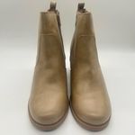 Soda Boots Womens 9 Tan Chunky High Heel Western Cowboy Ankle Booties Photo 3