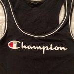 Champion Black Graphic Cropped Tank Photo 2