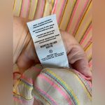 J Brand Elena Striped Long-Sleeve Button-Back Shirt Size XS. Photo 4