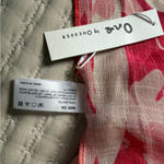 Lightweight Floral Monochrome Kimono. NEW Red Size undefined Photo 6