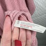 Free People Beach Pink Ribbed Blossom Button Down T Shirt Dress Photo 3