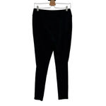 J. McLaughlin  Black Faux Leather Front Ponte‎ Leggings Black Size Medium Photo 4
