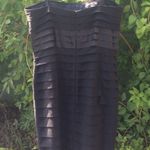 Anne Klein  Black Tiered Spaghetti Strap Dress 8 HOCO LBD Photo 8