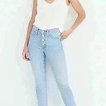 Madewell  9" Mid-Rise Skinny Crop Jeans in blue Asbury Wash: Button-Front Edition Photo 0