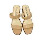 Sole Society New Lunespa Jute Wrapped Block Heel Sandals Neutral Tan Size 9 Photo 1