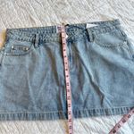 Princess Polly Nickei Nique Denim Mini Skirt Light Wash 12 NWT NEW Photo 4