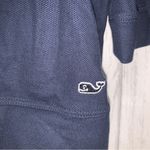 Vineyard Vines Womens Size M  Navy Oversized Crew 1/2 Sleeve EUC Photo 1