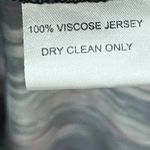 Saloni Printed Jersey Mini Dress Women’s Size 2 Black Multicolor V Neck Photo 7