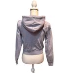 John Galt  Zip Up Hoodie One Size Lavender Purple California Cropped Sweatshirt Photo 1