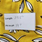 Loveappella  Yellow Floral Mini Dress with Open Tie Back NWT Size XL Photo 11